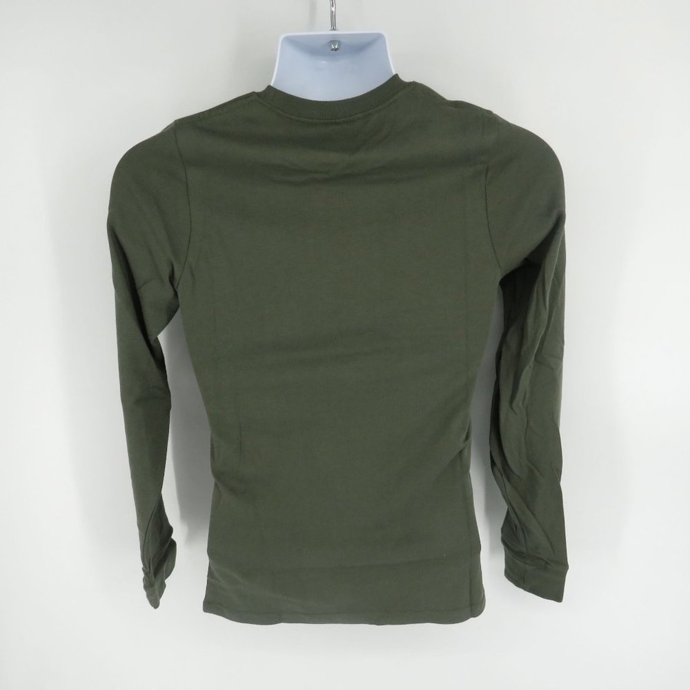 Levi's Men's Green Long Sleeve Graphic Tee Shirt Sunset & Horse Design NWT - Picture 4 of 5